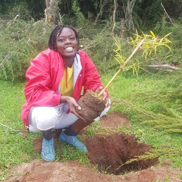 Au pair Chantell in Kenya